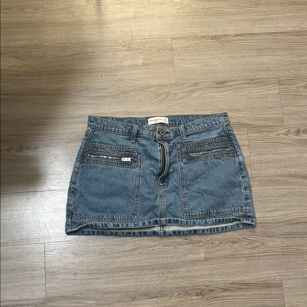 Denim Mini Skirt